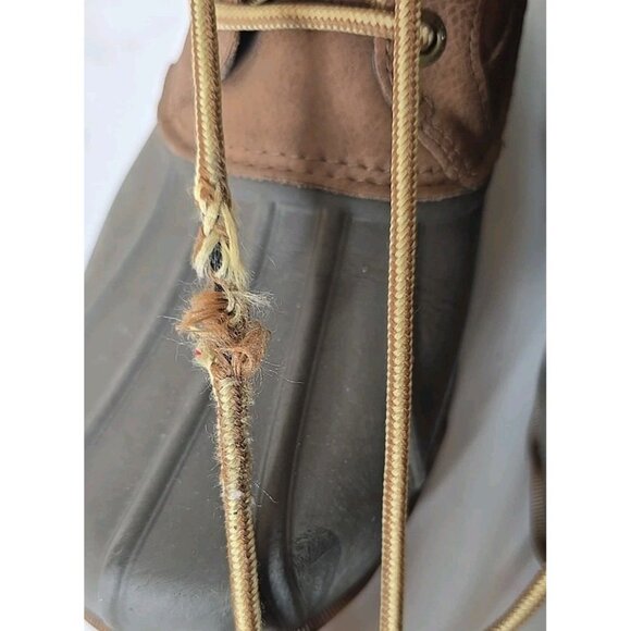 Sperry Brewster Duck Boots Men's Brown Waterproof Casual STS14140 Size 8.5 - Picture 10 of 10